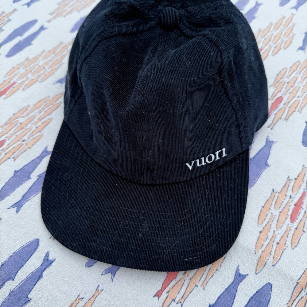 Vuori Navy Corduroy Cap